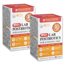 바디랩 포스트바이오틱스 유산균 프로바이오틱스 유산균 캡슐 프리바이오틱스 100억 생유산균 lgg유산균 다이어트 유산균 장건강 모유 유산균 신바이오틱스 장내 유익균 뚱보균, 60g, 60cX2개