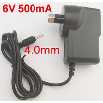 AC DC 어댑터 Omron HEM-7121 HEM-7120 혈압 모니터 용 6V 500mA 0.5A 1 개, [03] UK plug