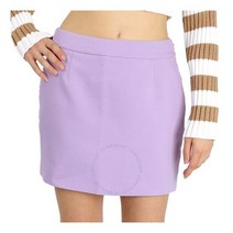 Filles A Papa Ladies Purple Tailored Wool Mini Skirt Brand Size 142031000-47-PRAME