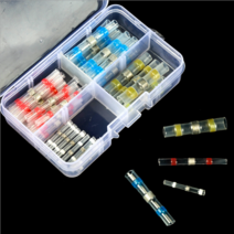 우리파파 열수축 납땜튜브 방수커넥터 배선연결 솔더슬리브 자동납땜, 150pcs (상자)