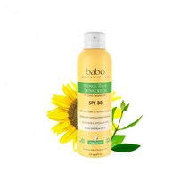 Babo Botanicals Sheer Zinc 연속 스프레이 선스크린 SPF 30 100