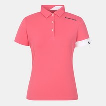 여성 소매 배색 포인트 카라 반팔 티셔츠 TWTYJ6907-403