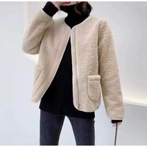 양털 노카라 뽀그리 자켓