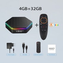 셋톱박스 선반거치대 IPTV 정리함 공유기 안드로이드 120 TV 박스 T95Z 플러스 Allwinner H618 칩 4G 64G 듀얼 Wifi6 6K HDR 12 미디어 플레이, 없음, 16.Eu 플러그  4G 32G Voice Remot