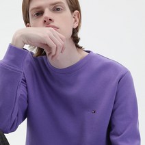 면혼방 미니 플래그 스웨트 셔츠