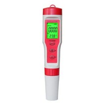 염도계 염도측정기 YIERYI 4 in 1 PH/TDS/EC/Temperature Meter 수영장 식수 수족관 용 디지털 수질 모니터 테스터, CHINA_with backlight