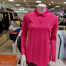 루이까스텔 여성 기본 히든 배색 요꼬에리 티셔츠 3LRTS301