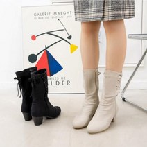 마부츠 중년여성 엄마 발편한 명품 5cm 앵글부츠