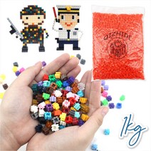 툭툭블럭 1kg 9mm 나노블럭 디폼블럭 폼폼블럭, 28) T2투명