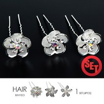 kirakirashop 큐빅 뒤꽂이 헤어 비녀 AHC1204