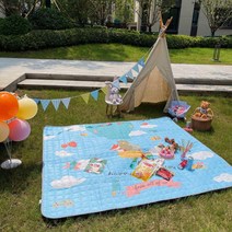 DFMEI 아웃도어 캠핑 캐주얼 피크닉 매트, 열기구----수납주머니 배달
