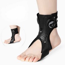발목 보조기 발처침 족하수 발끌림 풋드랍 깁스신발, 노브 블랙 스탠다드 모델(오른발)  L
