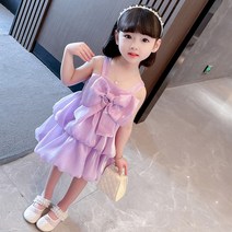 유아 아동복 민소매 원피스 여아 레이스 여름 치마 스커트 레이스 퍼프 프릴 여자 아이