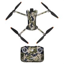 카메라 드론 DJI 미니 3 프로 드론 보호 필름 원격 제어 + 바디 커버 스킨 RC-N1 컨트롤러 세트 액세서리, 14 Style B8