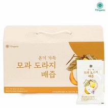 투오가닉 온기가득 모과 도라지 배즙 70ml 30포 1박스, 단품, 단품, 모과 도라지 배즙:1박스