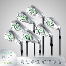 골프채풀세트 EMILLID BAHAMA E801 단조 아이언 세트 플렉스 그라파이트 스틸 샤프트 초장거리 헤드 커버 포함 49P RS 골프클럽풀세트 파크 골프채, 19.KBS TGI 80