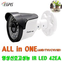 HD-SDI 카메라(이지피스 EGPIS-HDB2124NIR(3.6mm)외 추가상품, EGPIS-AHDB2242NIR(D)(3.6mm)