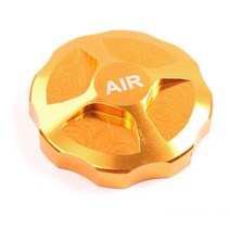 자전거 쇼바 포크 에어샥 폭스샥 경량 프론트 캡 MTB 로드 바이크 밸브 커버 알루미늄 합금 헤드셋 액세서리 사이클링 부품, Type A Gold