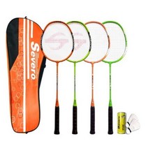 세베로 성인 배드민턴 라켓 PNC3000 2p + 캐릭터일반라켓 2p + 투명단면풀커버 + 나일론 셔틀콕 2p 세트, PNC 3000, 5세트