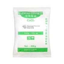 경기케미칼 중국산 제설용 염화칼슘 제설제 74% 20kg, 1개