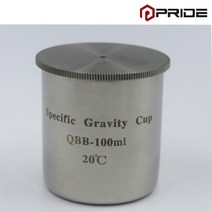 피크노미터 밀도 컵 미터법 스테인레스 스틸 100cc/ml, 한개옵션0