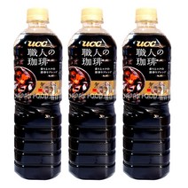 UCC 유씨씨 쇼쿠닝 커피 블랙 페트 900ml, 3개