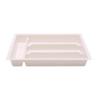 디자인룸즈 서랍용 수저분리함 400, 1.화이트, 4개