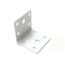아이베란다 꺽쇠 코너철 48X50 화이트 코너브라켓 연결 가구철물 보강철물 IV