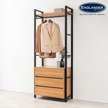 [수도권무료배송/설치서비스]잉글랜더 NEW 브루클린 드레스룸 800 3단 서랍형 옷장, 그레이