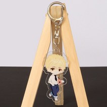 체인소맨 키링 전기 톱 남자 Anime Keychain Pochita Cosplay 만화 아크릴 열쇠 고리 Keyring 부대 부속품 보석 팬 선물, 2, CHINA