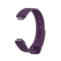 저스트투 Fitbit 인스파이어/인스파이어 HR 활동 추적기/ace2 용 3D 실리콘 손목 밴드 스트랩 스마트워치 교체용 시계, [02] S, [08] Deep Purple
