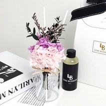 바보사랑 수국사랑 천연 디퓨저 100ml 실내 인테리어 방향제.라임블러썸, 라임바질앤만다린