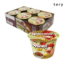 짜파게티범벅 짜장범벅 미니 컵 짜장 라면 70g x 6입, 6개