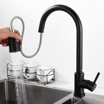 언더볼 세면대 블랙 주방 싱크 550x450mm 카운터 위의 스테인레스 스틸 단일 창자 또는 udermount 야채 rts900, 수도꼭지, 협력사