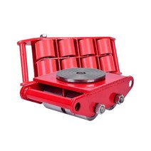 운반 도비 대차 바퀴 회전식 가축 화물 중량물 롤러, 상세이페이지 참고, 6T - 강철 바퀴 4개