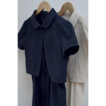 끌로이킴 (F) [CHLOEKIM x GUME] Bole Linen Navy 볼레 린넨 네이비