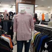 (뱅뱅)린넨 혼방 7부 남방 셔츠 셔츠(csf309)