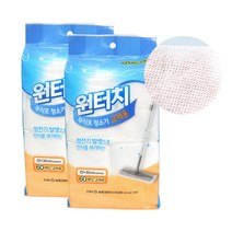 수지매트 원터치 부직포 청소기 교체용(리필) 60매입 2팩 정전기포, 단품