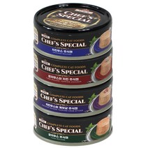 런치 셰프스페셜 무스타입 주식캔80g 4종맛보기세트(4종1개씩)