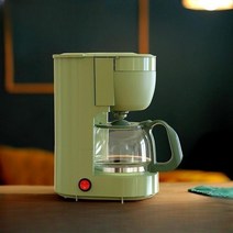 독일 HOMEZEST 커피메이커 커피머신기 가정용 커피머신기, 공식 표준, 녹색 - 조정 가능한 밀도