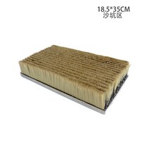 3D 타격매트 골프존 스크린골프용 벙커매트 골프존벙커매트 모래존 브러시 스윙매트 연습, 18.5x35cm 벙커매트 단품