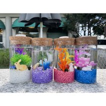 마리모키우기 국산 DIY 유리어항, 화이트, 강아지, 핑크