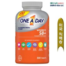 바이엘 원어데이 여성 50 플러스 종합비타민 300정