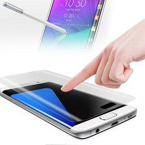 갤럭시 S7 엣지 SM-G935S 룻븐 TPU우레탄 안티쇼크 케이스호환 복원력좋은 액정풀커버 액정보호필름, 1매