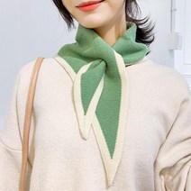 간절기 허전한목 삼각형 고리식 스카프 엄마 선물 원피스코디 여친 봄