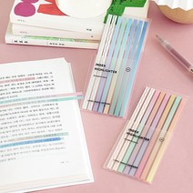 아이코닉 인덱스 롱 하이라이터 플래그 점착 테이프 스티키 메모지, 02오션