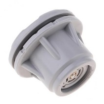 보트 텐더 풀 뗏목용 2x 밸브 노즐, 회색, PVC 고무 에폭시