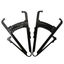 2pcs 개인 체지방 캘리퍼스 질량 측정 테이프 테스터 분석기 피부 접기 두께 장치142237