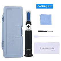 복합가스측정기 4in 1 자동차 부동액 테스터 유체 요소 냉각수 동결 포인트 굴절계, 02 Plastic Box