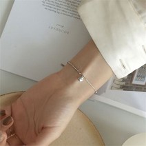 트리베어 트리베어 실버 은 럭키 팬던트 팔찌 (7630829)